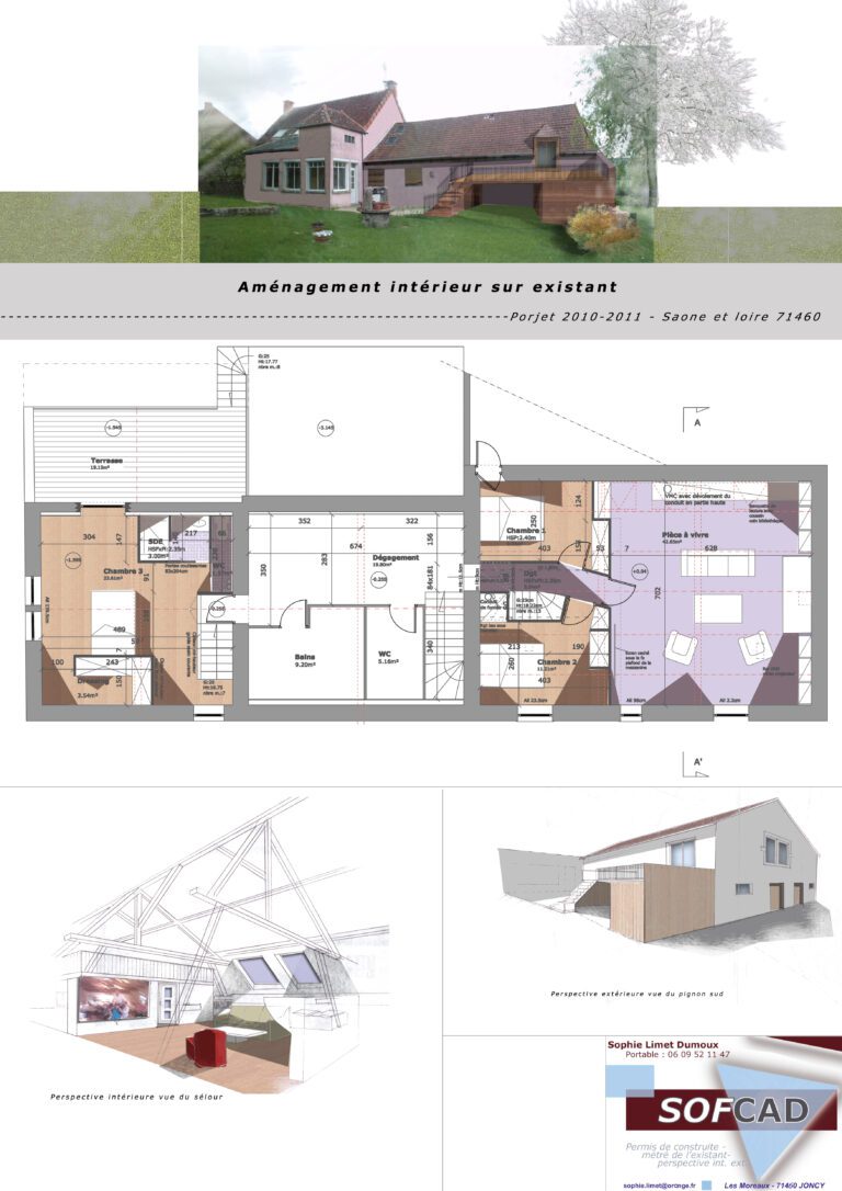Prestations architecte d’intérieur en Saône-et-Loire (71)
